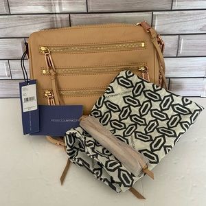NWT Rebecca Minkoff 5 Zipper Crossbody